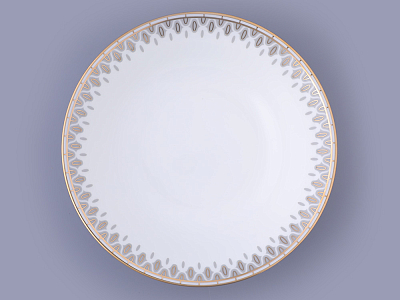 Салатник 190 мм форма Премиум рисунок Саламандра Грей арт 80.44704.00.1