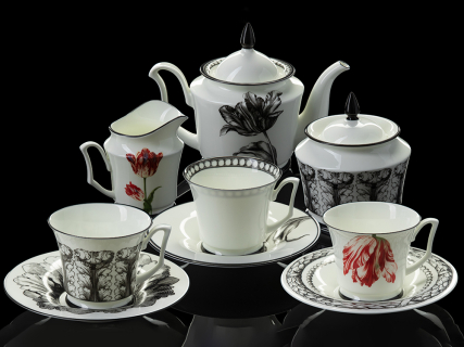 Тарелка плоская 200 мм форма Юлиана рисунок Сысоев. Волшебный сад III арт. 80.44103.00.1, 