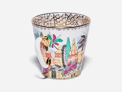 Чашка с блюдцем Черный кофе Голубое озеро арт. 81.15329.00.1