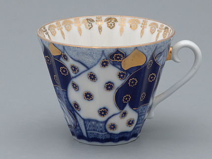 Чашка с блюдцем чайная 235 мл форма Лучистая рисунок Перезвоны арт. 81.13809.00.1