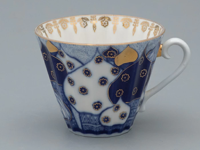 Чашка с блюдцем чайная 235 мл форма Лучистая рисунок Перезвоны арт. 81.13809.00.1, 