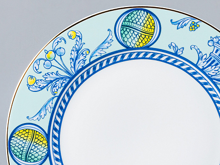 Тарелка форма Европейская 270 мм рисунок Высоцкая. Azzurro, арт. 80.37138.00.1