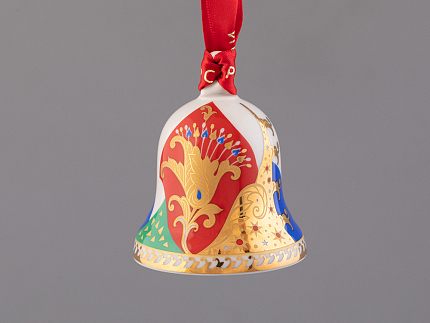 Подарочный набор Колокольчик форма Петелька рисунок Рождественские узоры 3 штуки, арт. 81.32619.00.1