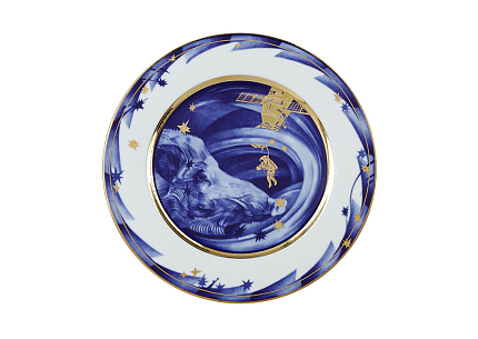 Декоративная тарелка 270 мм форма Европейская 2 рисунок Космическая фотоохота арт. 80.91243.00.1