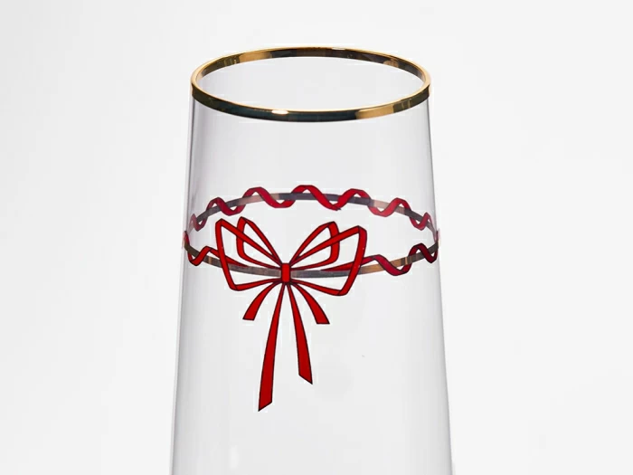 Набор из 2-х бокалов для шампанского 250 мл, в подарочной упаковке, рисунок Календа арт 14.11462.07, 