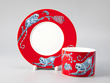 Чашка с блюдцем Лямурия Красный арт. 81.29857.00.1