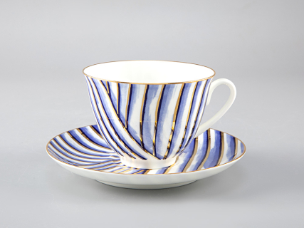 Чашка с блюдцем чайная форма Весенняя рисунок Pure арт. 81.29651.00.1, 