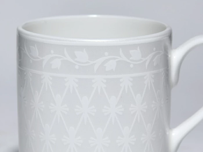 Чашка с блюдцем 130 мл, форма Идиллия, рисунок Жемчужная сетка, арт. 81.34972.00.1, 