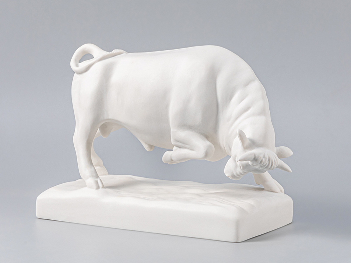 Скульптура форма Бык Чемпион Белый арт. 82.65193.00.1, 