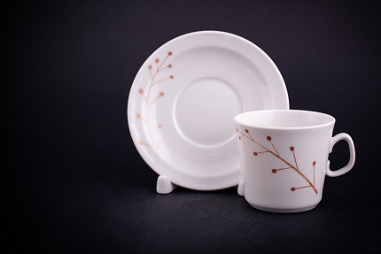 Сервиз кофейный форма Молодежная, рисунок Сентябрь на 6 персон 20 предметов, арт 61.21022.00.1