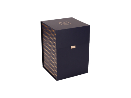 Подарочная упаковка квадратная высокая синяя 190*190*285 (на магнитах) арт. 14.70353.01, 