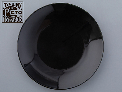 Тарелка 195 мм форма Эллипс рисунок Балтийский берег черный, арт. 80.45184.00.1