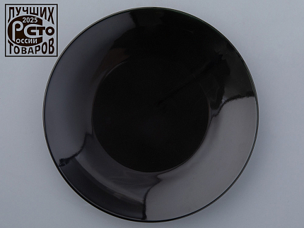 Тарелка 195 мм форма Эллипс рисунок Балтийский берег черный, арт. 80.45184.00.1