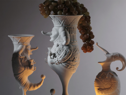 Скульптура Дионис в подарочной упаковке, рисунок Белый, арт. 81.33652.00.1, 