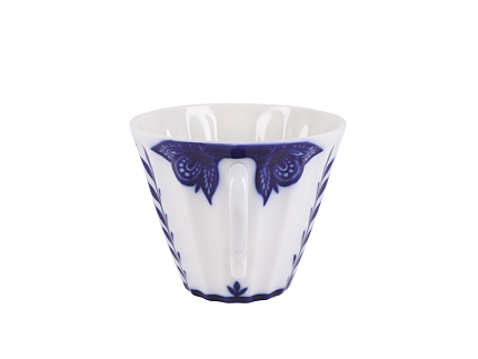 Чашка с блюдцем чайная форма Лучистая рисунок Флер, арт. 81.28663.00.1