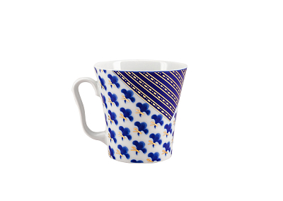 Бокал с блюдцем форма Ленинградский рисунок Окинава, арт. 81.27206.00.1