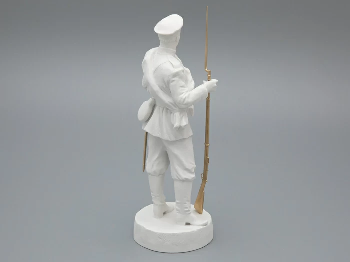 Скульптура Рядовой эпохи Александра III, в подарочной упаковке, рисунок Белый бисквит, арт 81.33430.00.1, 