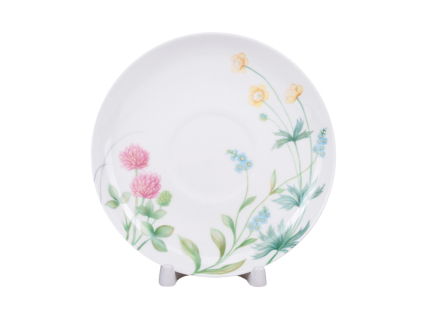 Чашка с блюдцем чайная 300 мл форма Купольная рисунок Полевые цветы №2 арт. 81.23108.00.1, 