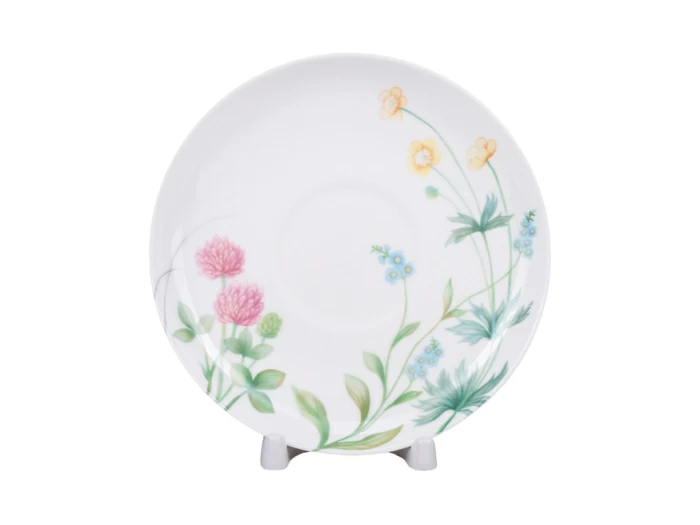 Чашка с блюдцем чайная 300 мл форма Купольная рисунок Полевые цветы №2 арт. 81.23108.00.1, 