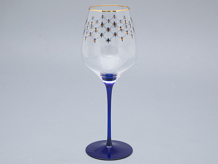 Набор (4 бокала для вина) 380 мл Кобальтовая сетка арт. 14.11001.07