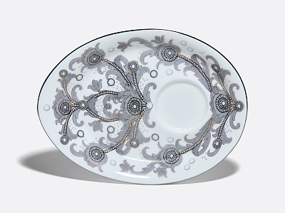 Чашка с блюдцем 225 мл в подарочной упаковке, форма Модерн, рисунок Жемчужный арт 81.10805.00.1