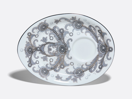 Чашка с блюдцем 225 мл в подарочной упаковке, форма Модерн, рисунок Жемчужный арт 81.10805.00.1, 