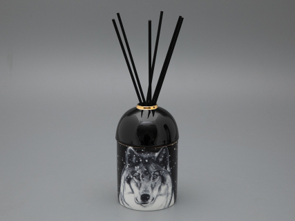 Аромадиффузор  в подарочной упаковке, форма Тор, рисунок Тотем Волк Аромат Балтийский берег, арт 81.33434.00.1, 