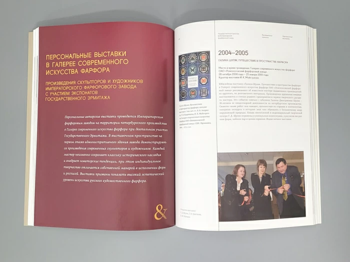 Книга "Государственный Эрмитаж и Императорский фарфоровый завод 20 лет дружбы", арт 14.00905.05, 
