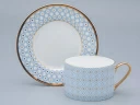Чашка с блюдцем 250 мл форма Идиллия рисунок Азур 2 арт. 81.26829.00.1, 