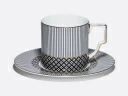 Чашка с блюдцем 440 мл, форма Элегия, рисунок Elegant, арт. 81.34915.00.1, 