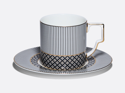 Чашка с блюдцем 440 мл, форма Элегия, рисунок Elegant, арт. 81.34915.00.1, 