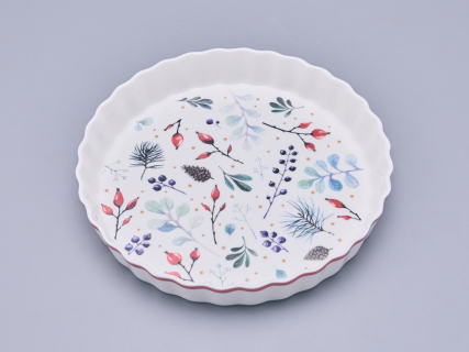 Форма для выпечки круглая, в подарочной упаковке, форма Стандартная, рисунок Календа, арт 42.00077.00.1, 