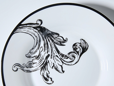 Тарелка глубокая 186 мм, в подарочной упаковке, форма Юлиана, рисунок Волшебный сад X, арт. 81.34187.00.1