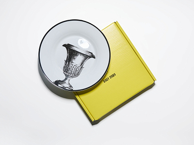 Тарелка глубокая 186 мм, в подарочной упаковке, форма Юлиана, рисунок Волшебный сад  XII, арт. 81.34188.00.1