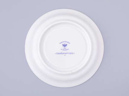 Чашка с блюдцем чайная, форма Гербовая, рисунок Серебряный город 6, арт. 81.32589.00.1, 