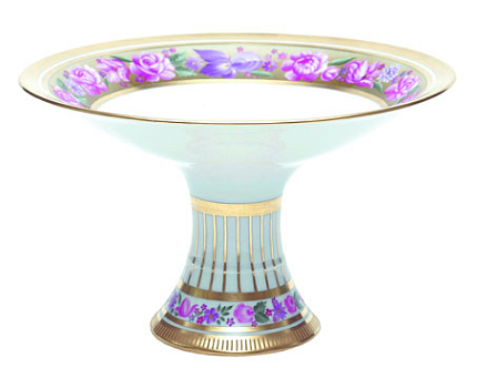 Ваза для фруктов большой размер форма Молодежная рисунок Воспоминание арт. 80.58180.00.1