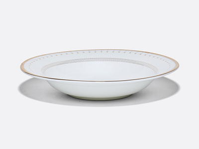 Тарелка глубокая 235 мм форма Стандартная 2 рисунок Азур золотой арт. 80.93400.00.1