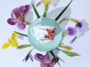 Чашка с блюдцем L’Art des Fleurs (Искусство цветов) в подарочной упаковке, форма Весенняя 2, рисунок Тигровый ирис, арт 81.33404.00.1, 