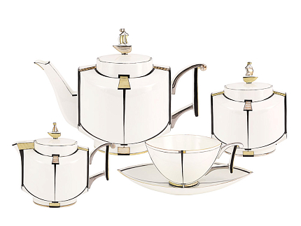Сервиз чайный форма Ковчег рисунок Ковчег, 6 персоны 15 предметов, арт. 81.15333.01.1