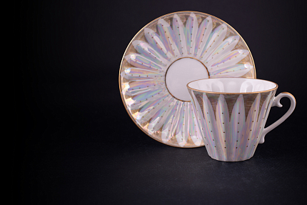 Чашка с блюдцем Дюймовочка, форма Лучистая, арт 70.02735.00.1