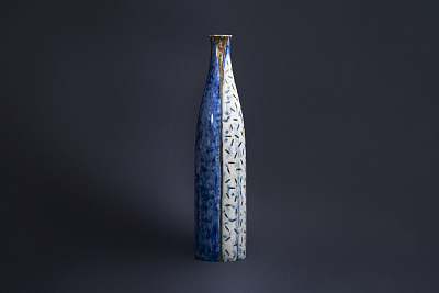 Ваза большой размер форма Бутыль, рисунок Раскрытие арт 60.08972.00.1