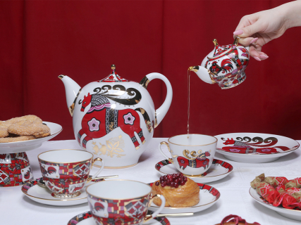 Комплект чайников Новгородский Красный конь арт. 81.10353.00.1, 