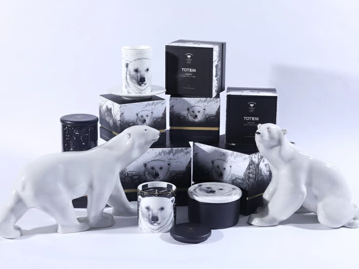 Шкатулка в подарочной упаковке, форма Идиллия, рисунок Тотем. Медведь арт. 81.31594.00.1, 