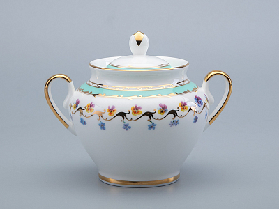 Сервиз чайный форма Весенняя 2 рисунок Улыбка флоры,  6 персон 20 предметов, арт. 81.30750.00.1