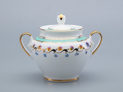 Сервиз чайный форма Весенняя 2 рисунок Улыбка флоры,  6 персон 20 предметов, арт. 81.30750.00.1