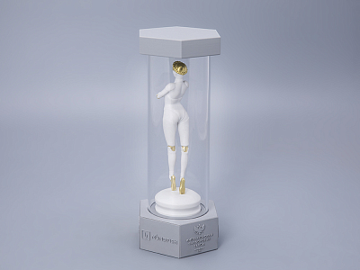 Скульптура в подарочной упаковке Atomic Heart Близняшка Левая, арт 81.10630.00.1