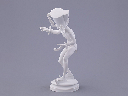 Скульптура в подарочной упаковке, форма Карнавал 1, рисунок Белый, арт. 81.33713.00.1