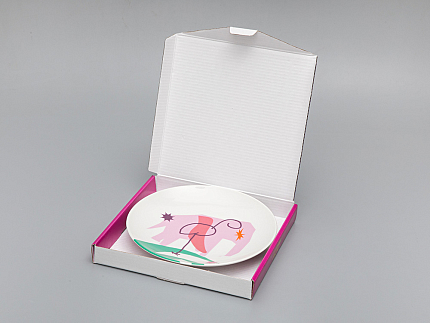 Декоративная тарелка в подарочной упаковке 195 мм, форма Эллипс рисунок Elephant mingo 1, арт. 81.29503.00.1