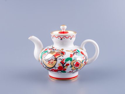 Чайник заварочный форма Малыш, рисунок Петушки арт. 80.00783.00.1, 