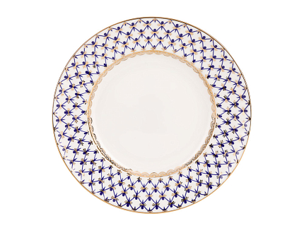 Трехпредметный комплект чайный форма Волна рисунок Кобальтовая сетка 155 мл арт. 81.15669.00.1